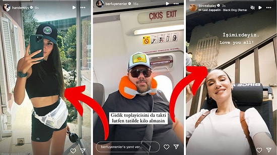 Berfu Yenenler, Eser Yenenler Tatilde Kilo Almasın Diye Dua Etti:23 Temmuz'da Ünlülerin Instagram Paylaşımları