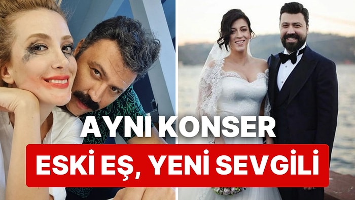 Yeni Sevgilisi Elit Andaç Çam ile Konsere Giden Bülent Emrah Parlak Eski Eşi Burcu Gönder'le Karşılaştı!