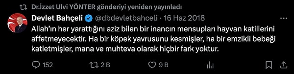 Bahçeli'nin söz konusu paylaşımı 👇