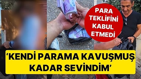 Şüpheli Bir Kişinin Elinde Bulduğu Çantayı Sahibine Teslim Eden Motosikletçi Sosyal Medyada Gündem Oldu