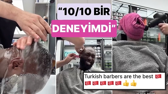 İlk Kez Türk Berberinde Tıraş Olan Bir Turist Berberde Yaşadıklarını Paylaştı: "10/10 Bir Deneyimdi"