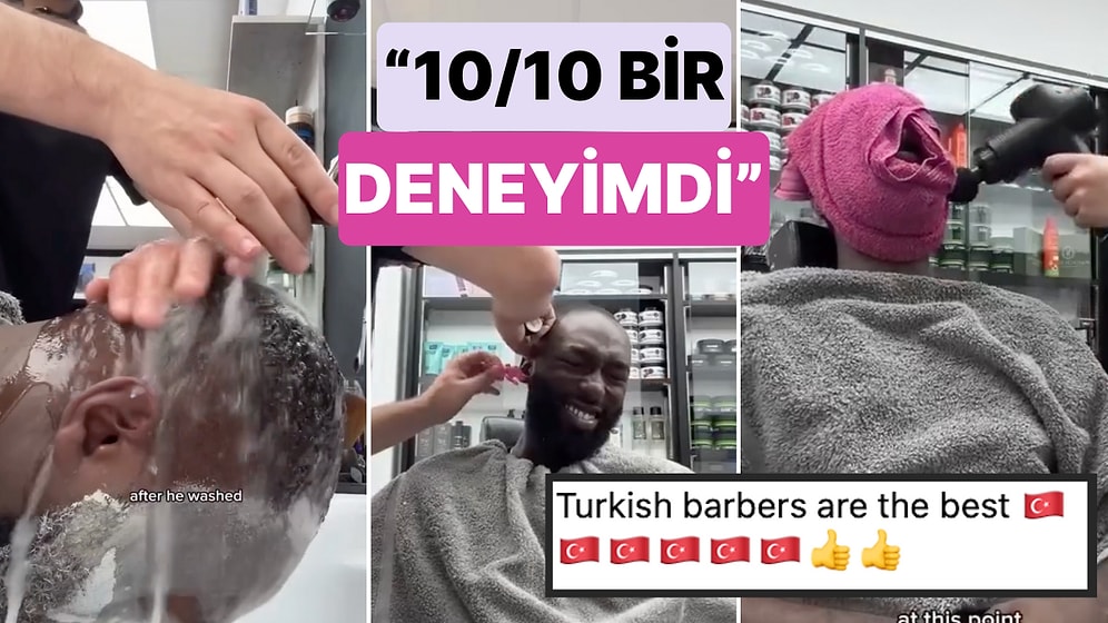 İlk Kez Türk Berberinde Tıraş Olan Bir Turist Berberde Yaşadıklarını Paylaştı: "10/10 Bir Deneyimdi"