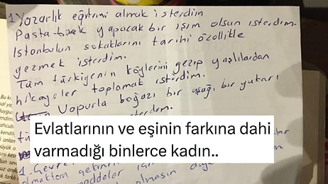 Annesinin Kitabının İçinden Çıkan Notları Paylaşan Twitter Kullanıcısı Hüzünlendirdi