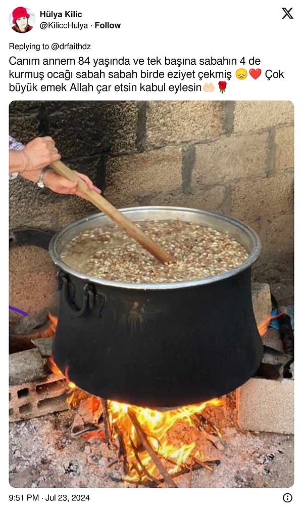 Odun ateşinde pişen aşurenin lezzetine ise doyum olmaz! 👇