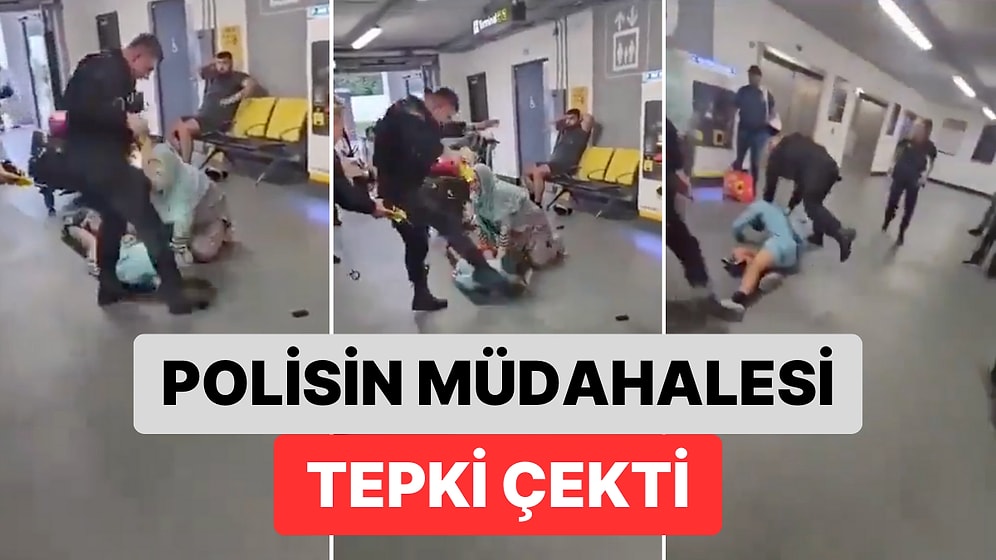 İngiliz Polisinin Manchester Havalimanı'nda Yerde Yatan Bir Şahısa Müdahalesi Tepki Çekti