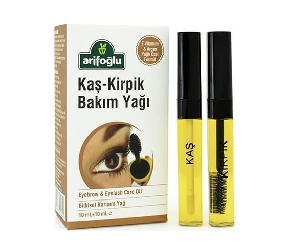 2. En çok tercih edilen bir diğer ürün: Arifoğlu Kaş Kirpik Bakım Yağı (Doğal E Vitaminli Organik Argan Yağlı)