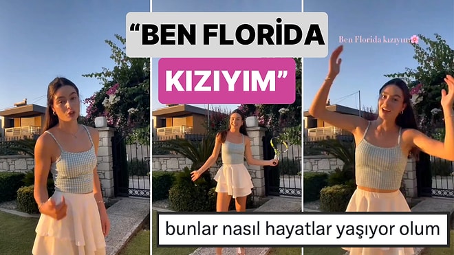 Florida'da Yaşayan Bir Türk'ün "Ben Florida Kızıyım" Diyerek Paylaştığı Video Ekrana Uzun Uzun Baktırdı