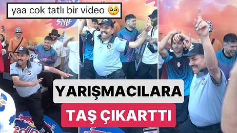 Eskişehir'de Düzenlenen Dans Yarışmasına Kendi Figürleriyle Dahil Olan Güvenlik Görevlisi Gençleri Solladı