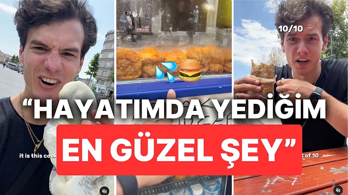 Türk Sokak Lezzetlerini Deneyerek 10 Üzerinden Puanlayan Turist!
