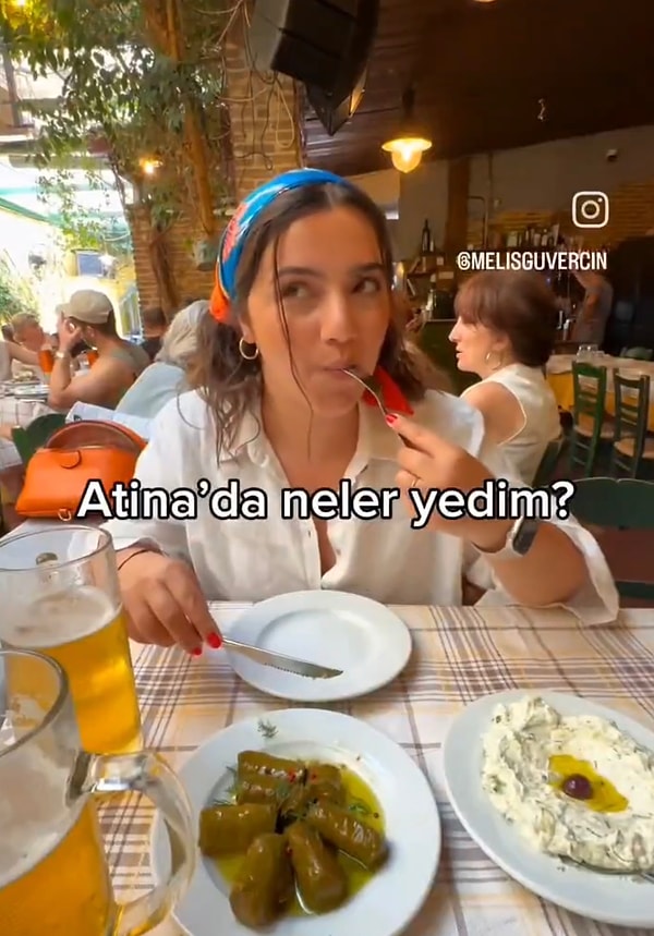 @melisguvercin adlı Instagram hesabından “Atina’da neler yedim?” başlığıyla bir paylaşım yapan kadın da tam bu konuya dikkat çekti.