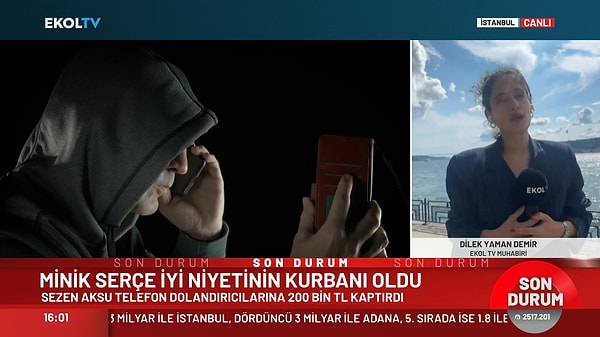 Minik Serçemiz Sezen Aksu da telefon dolandırıcılarının kurbanı oldu.