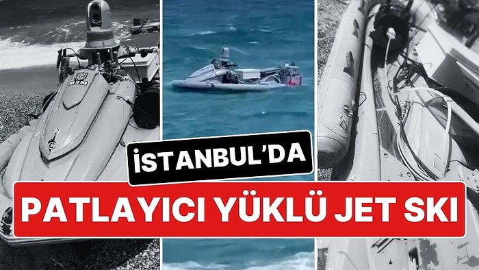 İstanbul Çatalca Sahilinde Ukrayna'ya Ait Patlayıcı Yüklü Jet Ski Bulundu