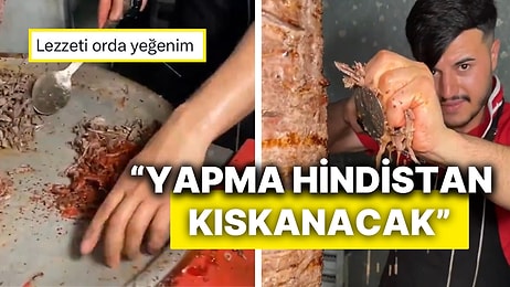 Bir Ustanın Eliyle Sıkarak Dönerin Yağını Akıttığı Anlar Hindistan’ı Aratmadı