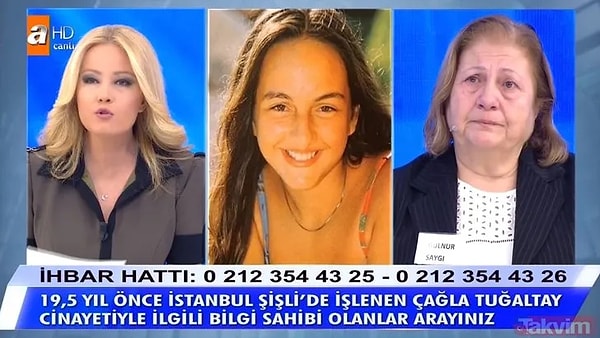 Anne Gülnur Tuğaltay olayın üstünden geçen 19,5 yılın ardından Müge Anlı ile Tatlı Sert'e başvurmuş, bir süre sonra da konu yine Müge Anlı'ya ait olan Dobra Dobra programına taşınmıştı.