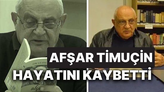 Afşar Timuçin Hayatını Kaybetti! Usta Kalem Afşar Timuçin Kimdir?