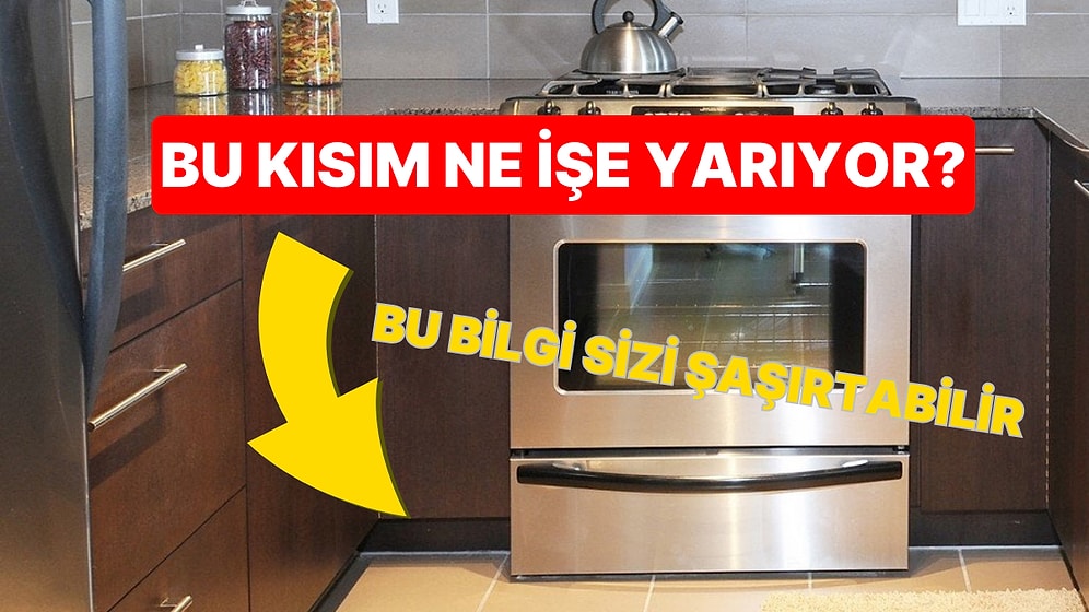 Fırınların Altındaki Çekmeceler Ne İşe Yarıyor? Saklamak İçin Değil, Aslında Başka Bir İşlevi Var!
