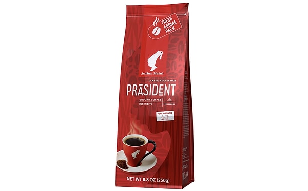 Kahve severlerin tercihi: Julius Meinl Präsident Blend Öğütülmüş Filtre Kahve