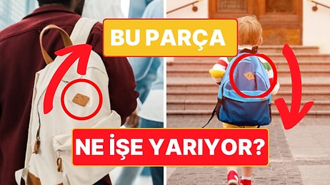 Sırt Çantalarında Bulunan İki Delikli Bu Parçanın Meğer Faydası Büyükmüş!