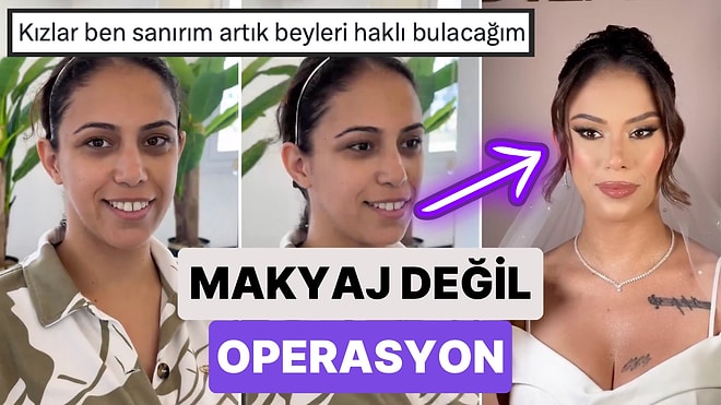 Makyaj Değil Operasyon: Bir Kadının Düğün Makyajıyla Yaşadığı Değişim Sosyal Medyada Viral Oldu