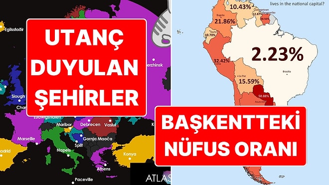 İncelemelere Doyamayacağınız Bu 10 Harita Hayata Bakış Açınızı Değiştirebilir!