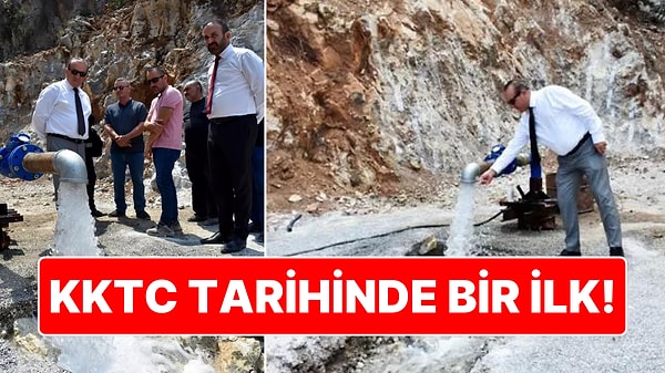 KKTC'de En Zengin Su Kaynağına Ulaşıldı