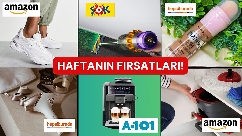 Haftanın Tüm İndirimleri Burada! Hepsiburada'dan Amazon'a Dikkat Çeken İndirimler ve Aktüel Katalogları