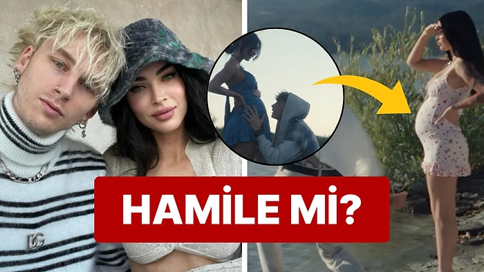 Machine Gun Kelly'nin Klibinde Karnı Burnunda Kamera Karşısına Geçen Megan Fox 'Yine mi Hamile?' Dedirtti