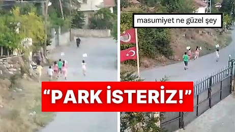 Amasya’da Oyun Parkı Yapılmasını İsteyen Çocuklar Eylem Yaptı