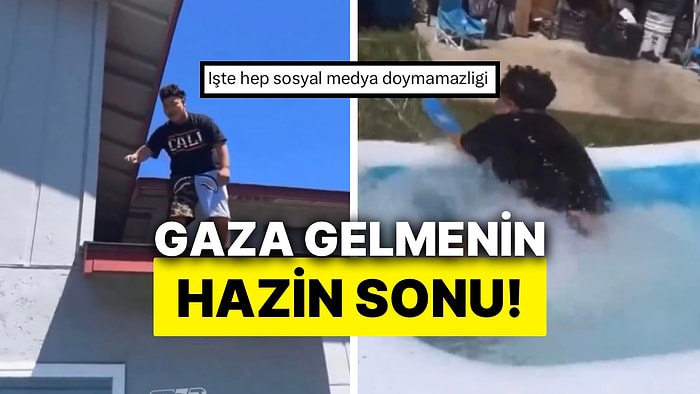 Evin Çatısından Şişme Havuza Atlamak İsteyen Gencin Omurgası Kırıldı