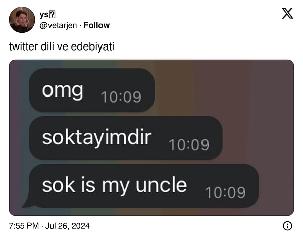 Bi’ de TikTok olanı var 👇