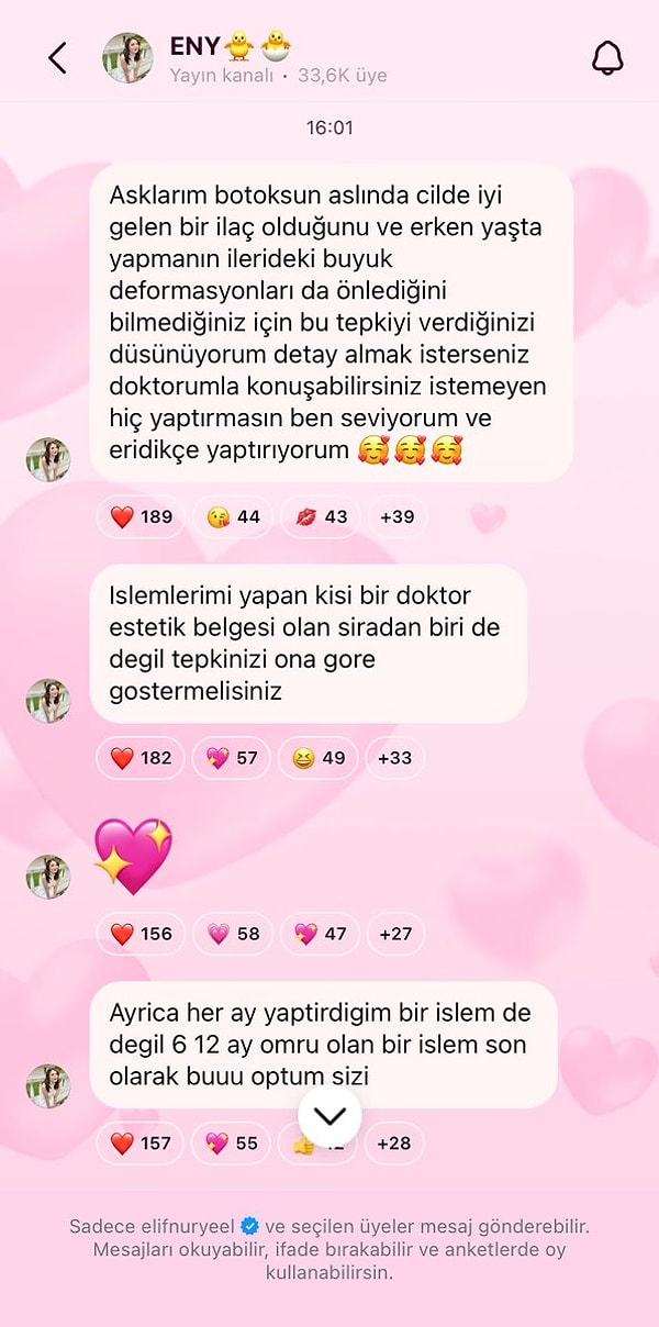 Reklam ve öneri olarak yaptığı paylaşımın ardından 'genç yaştaki takipçilerine' yayın kanalındaki tavsiyeleri ise dikkat çekti.