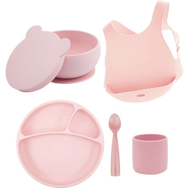 6. Oioi Blw Beslenme 5'li Set Pinky Pink