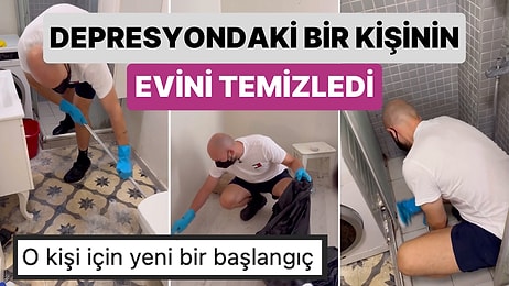 Cem Özkök Bu Sefer de 4 Senedir Bunalımda Olduğu İçin Temizlik Yapamayan Bir Kişinin Evini Temizledi