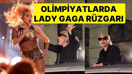 Paris Olimpiyatları'nda Lady Gaga Rüzgarı! Hayranlarına Sokak Performansı Sergiledi