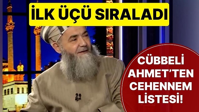 Cübbeli Ahmet'in Cehenneme Girecek 3 İnsan Tipini Sıraladığı Görüntüler Sosyal Medyada Gündem Oldu