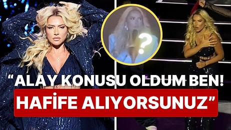 Konserinde Verdiği Tepkiyle "Bir de Bayıl İstersen" Dedirten Hadise Kendisiyle Alay Edenlere Fena Çıkıştı!