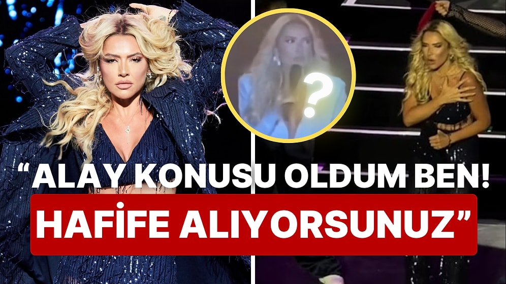 Konserinde Verdiği Tepkiyle "Bir de Bayıl İstersen" Dedirten Hadise Kendisiyle Alay Edenlere Fena Çıkıştı!
