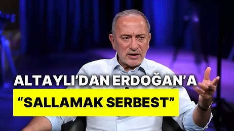 Altaylı’dan Erdoğan’ın İsrail İçin Dediklerine Yorum Geldi: “Sallamak Serbest, Kafana Odunla Vururlar”