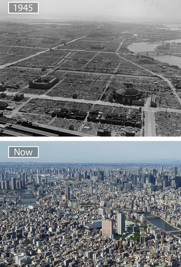 6. Tokyo, Japonya – 1945 ve Şimdi