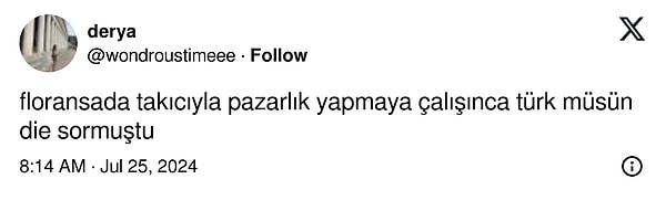 Pazarlık yapmandandır.