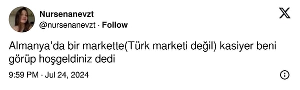 Sizin Türk olduğunuz kaç metreden anlaşılıyor?