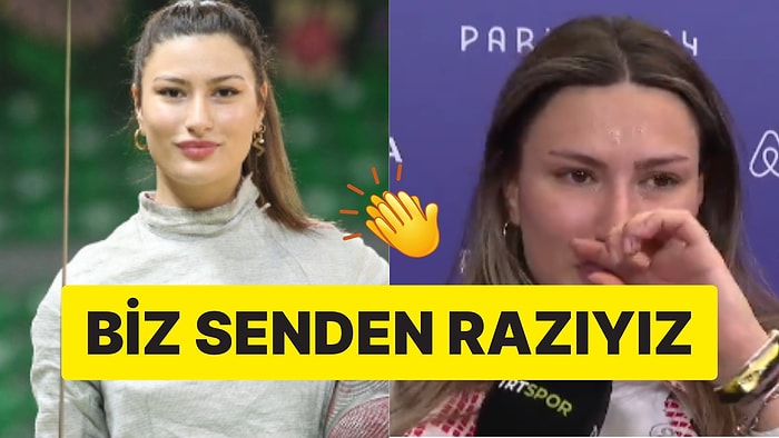 Kadınlar Kılıçta Ülkemizi Olimpiyatlarda Temsil Eden İlk Sporcumuz Nisanur Erbil Gözyaşlarına Hakim Olamadı