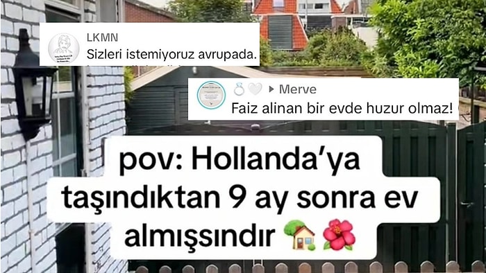 Hollanda'da Ev Alan Kişiye Yapılan Yorumlar Sinirinizi Zıplatacak