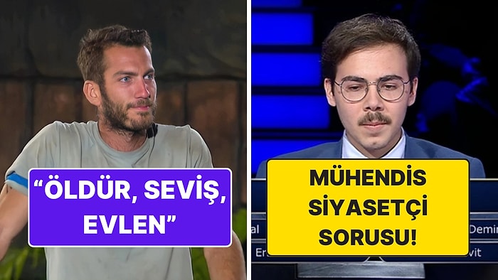 Ogeday'ın Survivor Hakkındaki İtiraflarından Milyoner'deki Siyasi Soruya TV Dünyasında Bugün Yaşananlar