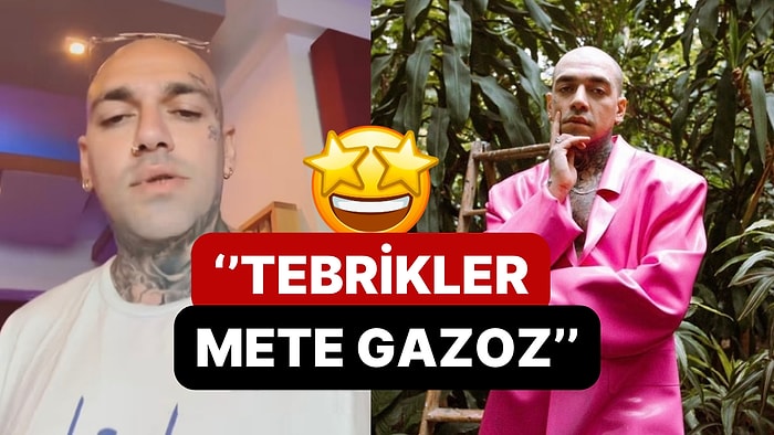 Henüz Yayınlamadığı Şarkısında Mete Gazoz'a Gönderme Yapan Ünlü Rapçi Ezhel'den ''Tebrikler Bro''lu Paylaşım