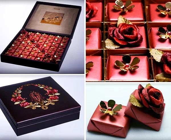 "Swarovski Studded Chocolates" isminden bile belli değil mi pahalı bir çikolata olduğu?