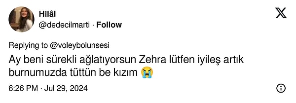 Zehra'nın sözlerine gelen yorumlar 👇