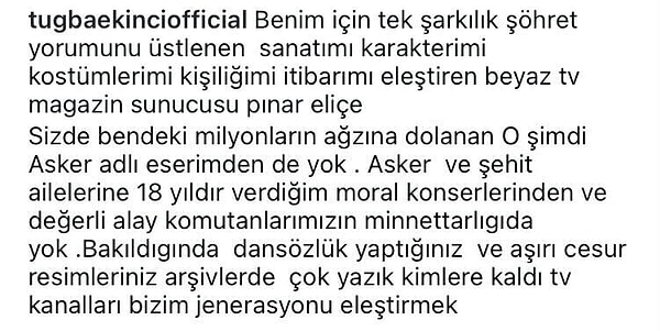 Gönderinin altına düştüğü not ise bu şekilde👇