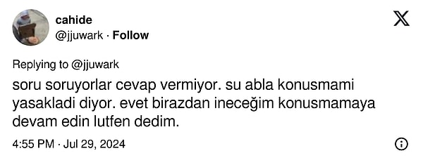 Sonrasında şoförün kendisine ilginç bir şekilde trip attığını şu şekilde anlattı...