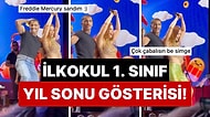 Simge Sağın'ın İlkokul Düzeyindeki Dans Şovu da Freddie Mercury Tipli Çocuk Ruhlu Dansçısı da Dillere Düştü!